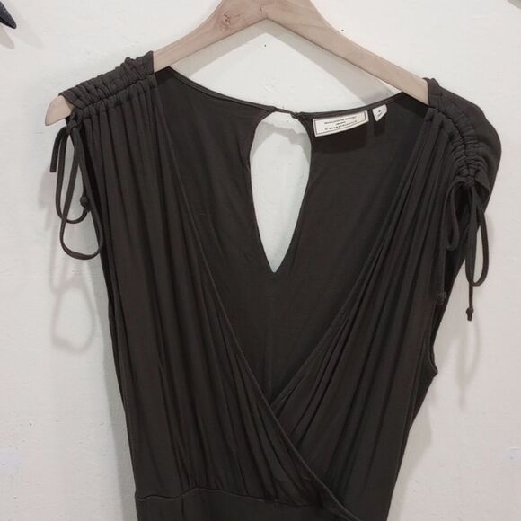 Anthropologie Moulinette Soeurs Alisande Cropped Knit Jumpsuit - Moss - Size M - Picture 5 of 14